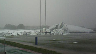 Cowboys' Practice Bubble Collapses